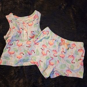 2 piece top and bottom set.